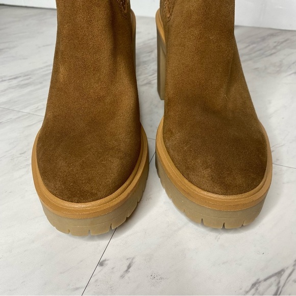 Dolce Vita Caster Brown Suede Lug Sole Bootie 8 1/2 - Picture 11 of 16